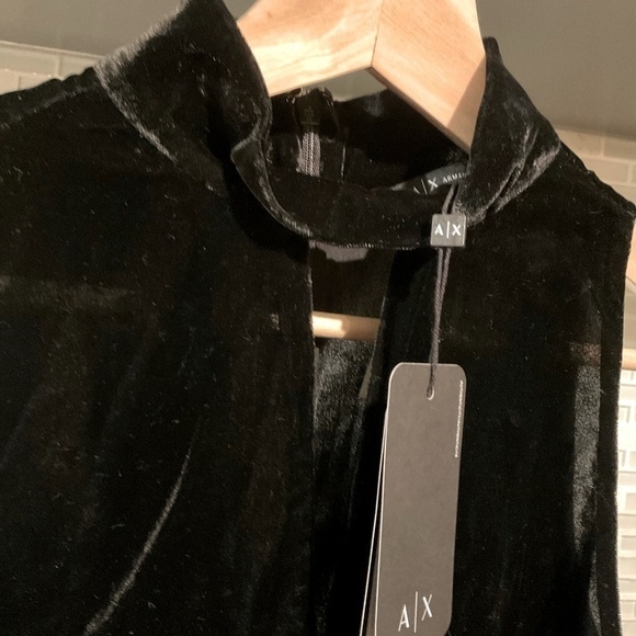 NWT A|X Armani Exchange Velvet Sleeveless Top - Picture 3 of 7